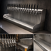 Thumbnail image #3 for Perlick 4076BK18 18-Faucet Modular Wall-Mount Glycol-Cooled Draft Beer Dispensing Tower