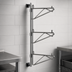 Thumbnail image #3 for Eagle Adjustable Post Wire Wall Mount Prepackaged End Unit for 24-Inch-Deep Shelves, Chrome, 54-Inch Posts