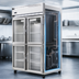 Thumbnail image #3 for Continental Refrigerator 2FNSSGDHD Two-Section Standard Depth Display Freezer with Half Glass Doors