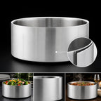 Thumbnail image #3 for American Metalcraft DWB12 Double-Wall Stainless Steel Serving Bowl, Satin Finish, 12" Diameter, 220 oz. Case of 3