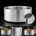 Thumbnail image #3 for Satin Finish Double-Wall Stainless Steel Serving Bowl, 12 Inch, 220 oz.