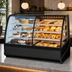 Thumbnail image #4 for True 59-1/4-Inch Dual Zone Curved Glass Full Service Display Merchandiser with Glass Ends
