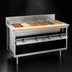 Thumbnail image #3 for La Rosa 86-Inch Electric Hot Food Table with (6) 12 in. x 20 in. Wet/Dry Wells, Open Cabinet Base and Faucet
