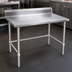 Thumbnail image #3 for John Boos Stallion Underbar Stainless Steel Work Table with 5-Inch Backsplash, 108 x 24 Inches
