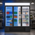 Thumbnail image #4 for Beverage Air MarketMax Three-Section Dual Temp Reach-In Glass Door Merchandiser Refrigerator/Freezer