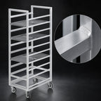 Thumbnail image #3 for Channel Manufacturing 445A3 Aluminum Cafeteria Tray Rack, End Load, 18-Tray Capacity, 15 x 20 Inch Trays