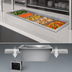 Thumbnail image #3 for Hatco CWBX-5 Top-Mount Drop-In Remote Refrigerated Cold Well for 5 Full-Size Pans