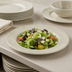 Thumbnail image #4 for Grove 9-Inch Round Wide Rim Melamine Salad Plate, Buff