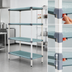 Thumbnail image #3 for MetroMax Q 4-Shelf Stationary Starter Polymer/Wire Shelving Unit, 60 in. W x 21 in. D x 63 in. H