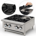 Thumbnail image #3 for Migali Competitor Series® 24-Inch 4-Burner Countertop Natural Gas Hot Plate