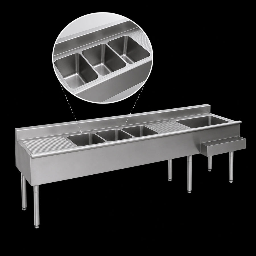 Three Sink Bowls
