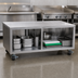 Thumbnail image #4 for Klinger's Trading Heavy Duty Enclosed Stainless Steel Equipment Stand Cabinet with Casters, 30 x 61 x 24 Inches