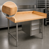 Thumbnail image #3 for John Boos BT3S03 72-Inch x 30-Inch Baker's Table with 1-3/4-Inch Maple Top and 3-Drawer Stainless Steel Base