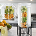 Thumbnail image #3 for Portland 3 Gallon Square Acrylic Beverage Dispenser with Infusion Chamber, Drip Tray and Spigot - Black