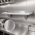 Thumbnail image #3 for Advance Tabco 72-Inch x 15-Inch Wall-Mounted Stainless Steel Shelf