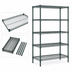 Thumbnail image #3 for Quantum 5-Shelf Wire Shelving Starter Kit, 30
