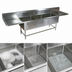 Thumbnail image #3 for John Boos Pro-Bowl 3-Compartment Sink with Left and Right Drainboards, 14-Gauge 300-Series Stainless Steel, 111-1/4 Inch Wide