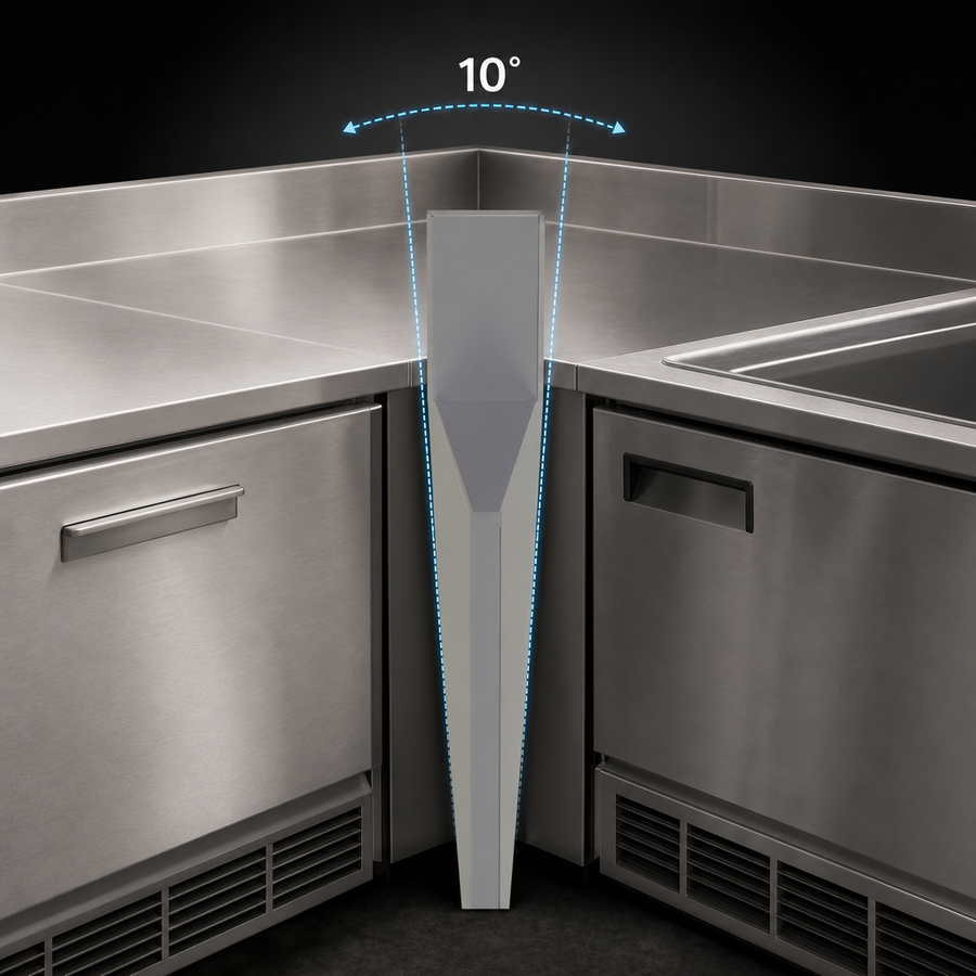 10° Inside Wedge Design