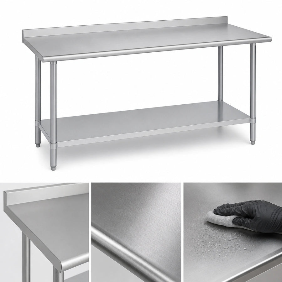 16-Gauge 300 Series Stainless Steel Top