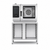 Thumbnail image #3 for Convotherm Stainless Steel Oven Stand, Closed on Three Sides, with 14 Shelf Rail Pairs for C4 6.20 and 10.20