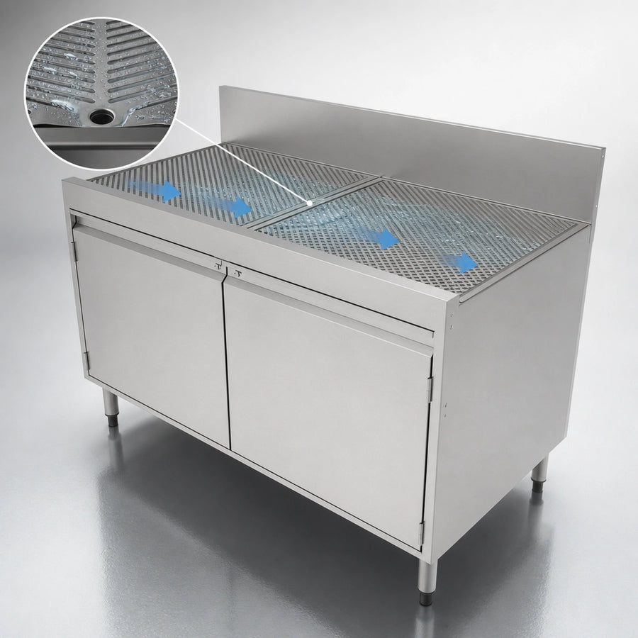 Pitched Drainboard Top