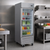 Thumbnail image #3 for Serv-Ware 1-Door 23 Cu. Ft. Glass Door Reach-In Refrigerator