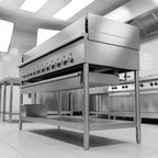 Thumbnail image #2 for Jade Range (Middleby) Titan JCB-36 36-Inch Gas Floor Model Chicken Broiler with 6 Burners and 4 Cooking Levels