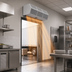 Thumbnail image #3 for Berner Commercial High Performance Series 42-Inch Heated Electric Air Curtain, 14.0 kW, 1/2 HP Motor