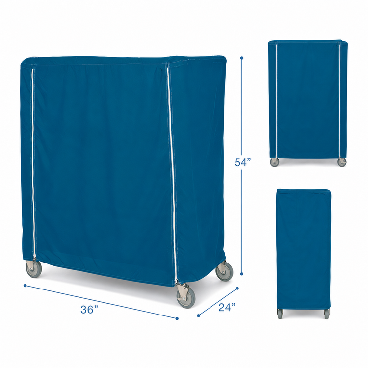 Product image #3 for Metro Queen Mary & Banquet Cart Cover, 36 x 24 x 54 Inches, Uncoated Denier Nylon