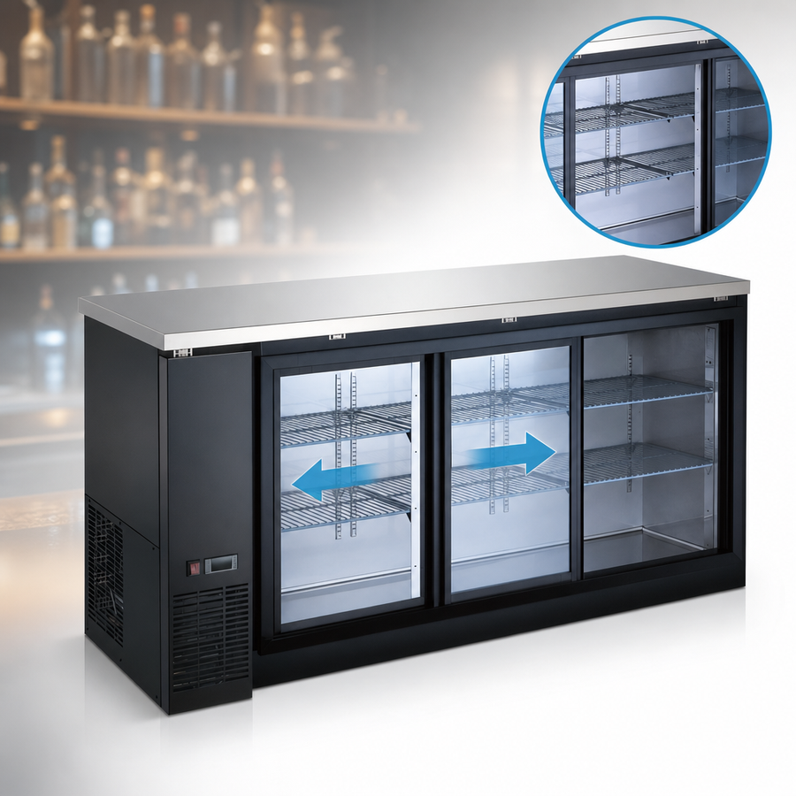 Two Glass Sliding Doors