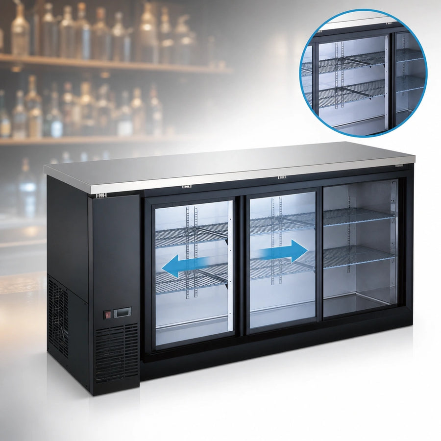 Two Glass Sliding Doors