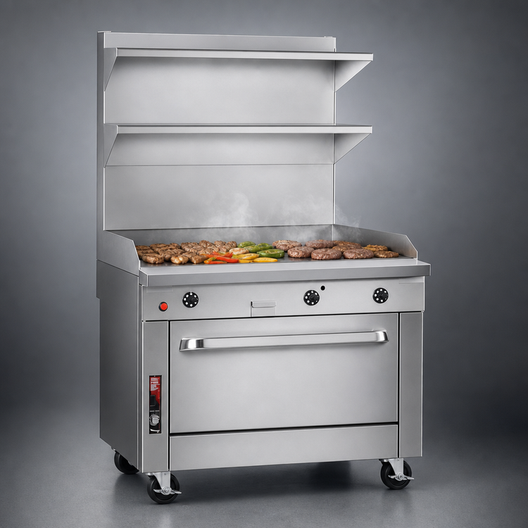 Product image #3 for Southbend Platinum 48-Inch Modular Commercial Gas Range with Full-Width Manual Griddle