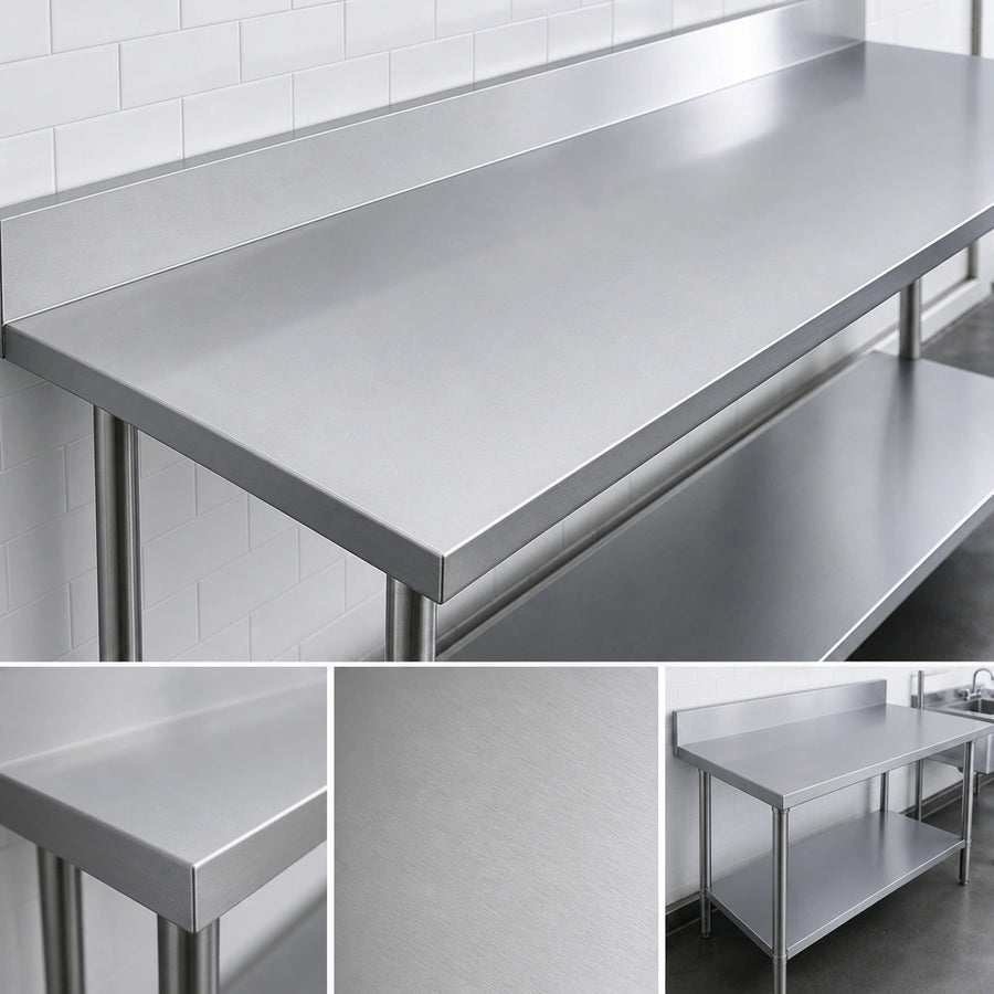 16-Gauge 400-Series Stainless Steel Top