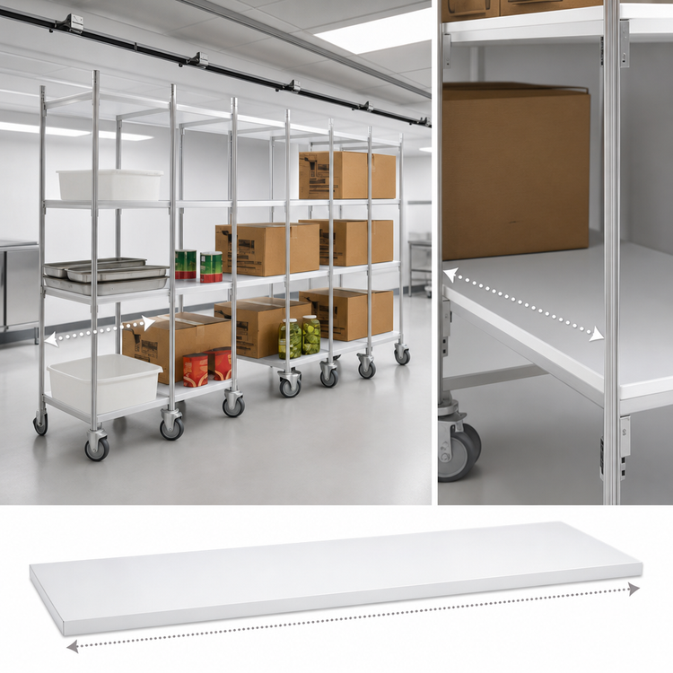 Product image #3 for Master Trak Overhead Track High-Density Storage Mobile Unit Kit for 36-Inch-Deep Shelves