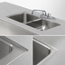 Thumbnail image #3 for Advance Tabco Double Bowl Sink Top with 18 x 24 x 14 Inch Bowls