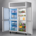 Thumbnail image #3 for True SPEC SERIES Two-Section Reach-In Refrigerator/Freezer with 4 Half Doors