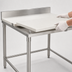 Thumbnail image #3 for Eagle Group 48 Inch x 24 Inch Poly Top Cutting Table with Removable 304 Stainless Steel Backsplash