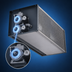 Thumbnail image #3 for Berner Industrial Direct Drive 12 72-Inch Electric Heated Air Curtain with 2 x 1/2 HP Motors