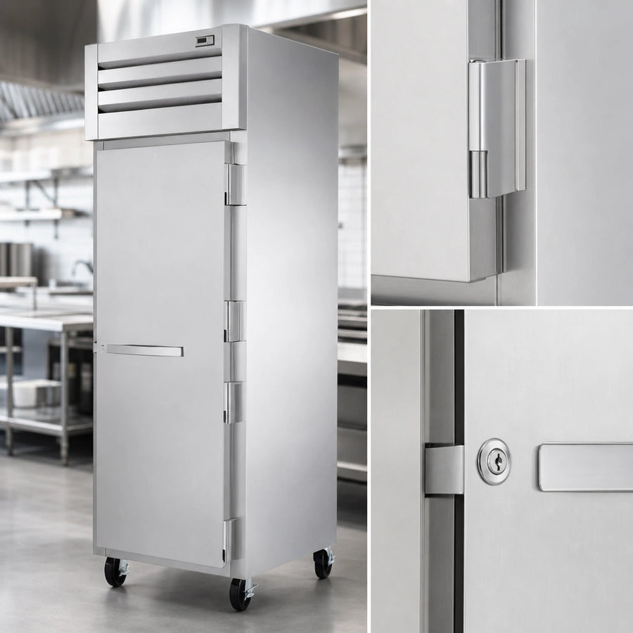Full Hinged Stainless Steel Door with Lock