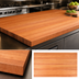 Thumbnail image #3 for Boos Block American Cherry Edge Grain Kitchen Countertop, 108 x 42 x 2-1/4 Inch, Varnique Finish