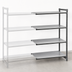 Thumbnail image #3 for Cambro Camshelving Basics Plus 4-Tier Solid Polymer Add-On Shelving Unit, 18 x 36 x 72 Inches, Brushed Graphite