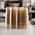 Thumbnail image #4 for Carlisle 24 oz Amber SAN Stackable Tumbler, Textured Cash 'N Carry Shrink Pack