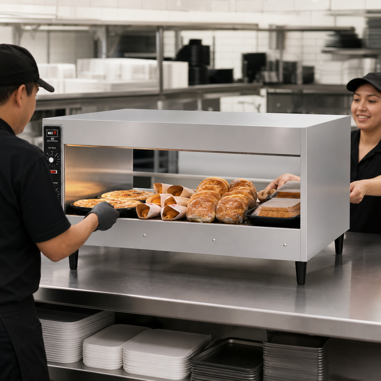 Product image #3 for BKI SM-51 51-Inch Pass-Thru Countertop Sandwich Warmer