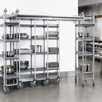 Thumbnail image #3 for Metro TOP-TRACK TTS14NA 14-Foot Chrome Shelving Track Set
