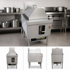 Thumbnail image #3 for Town Equipment CF-1 Gas Cheung Fun Noodle Range Steamer, Single Section, Stainless Steel Deck, 23-Tip Jet Burner