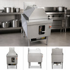 Thumbnail image #3 for Town Equipment CF-1 Gas Cheung Fun Noodle Range Steamer, Single Section, Stainless Steel Deck, 23-Tip Jet Burner