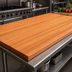 Thumbnail image #3 for John Boos Boos Block 96-Inch x 30-Inch x 2-1/4-Inch Edge Grain American Cherry Kitchen Countertop, Varnique Finish