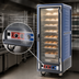 Thumbnail image #3 for Metro C5 3 Series Full Height Moisture Heated Holding & Proofing Cabinet with Blue Insulation Armour and Clear Polycarbonate Door
