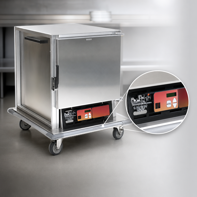 Product image #3 for Panco Extended Undercounter Heated Holding Cabinet with Solid Door, Non-Insulated, Digital LCD Control