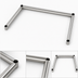Thumbnail image #3 for 24 x 24 Inch 3-Sided Stainless Steel Channel Frame